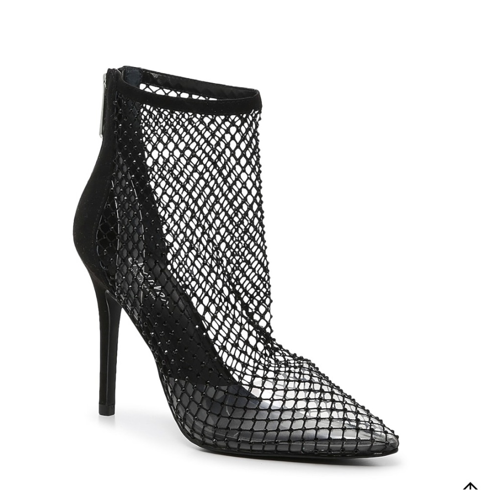 Charles David Mesh rhinestone booties. Size 8.5. Worn twice